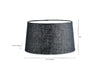 Dia Jute Lampshade - Ink