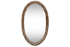 Drishti Oval Iron Mirror - Antique Black - Small