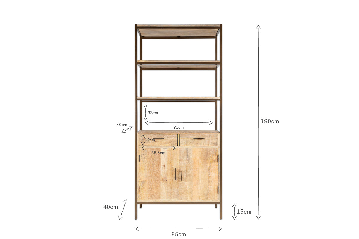 Dasai Mango Wood Storage Unit