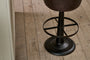 Deshan Leather Bar Stool