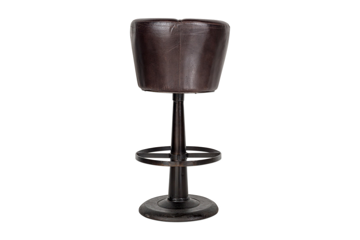 Deshan Leather Bar Stool