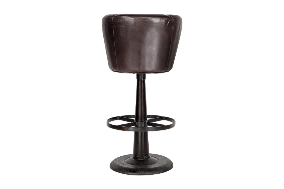 Deshan Leather Bar Stool