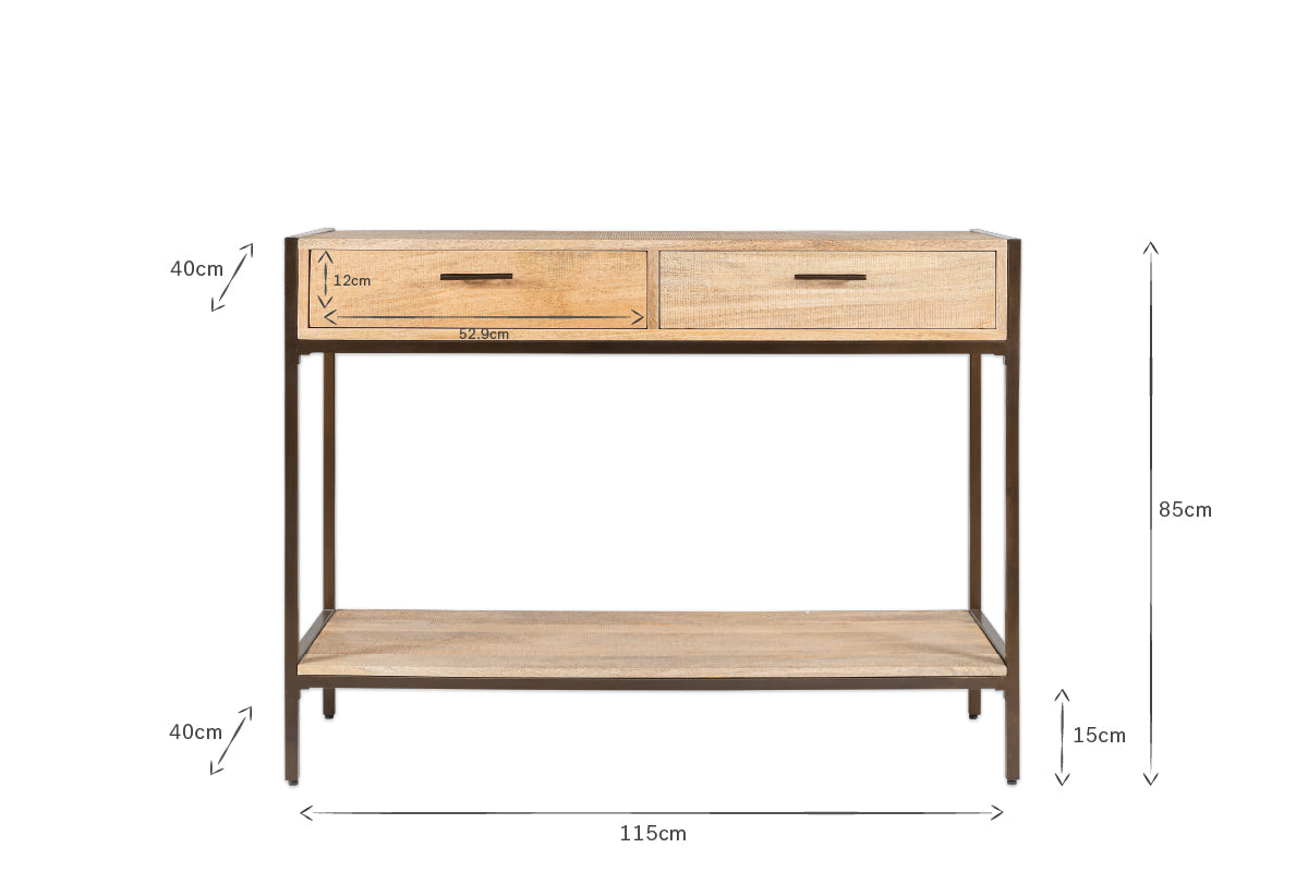 Dasai Mango Wood Console Table