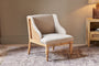 Elbu Deconstructed Linen Armchair - Stone