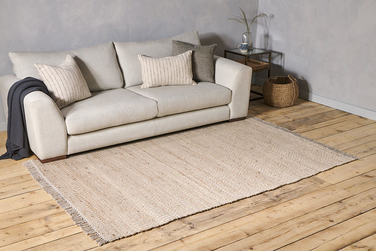 Gitika Cotton & Hemp Rug - Natural