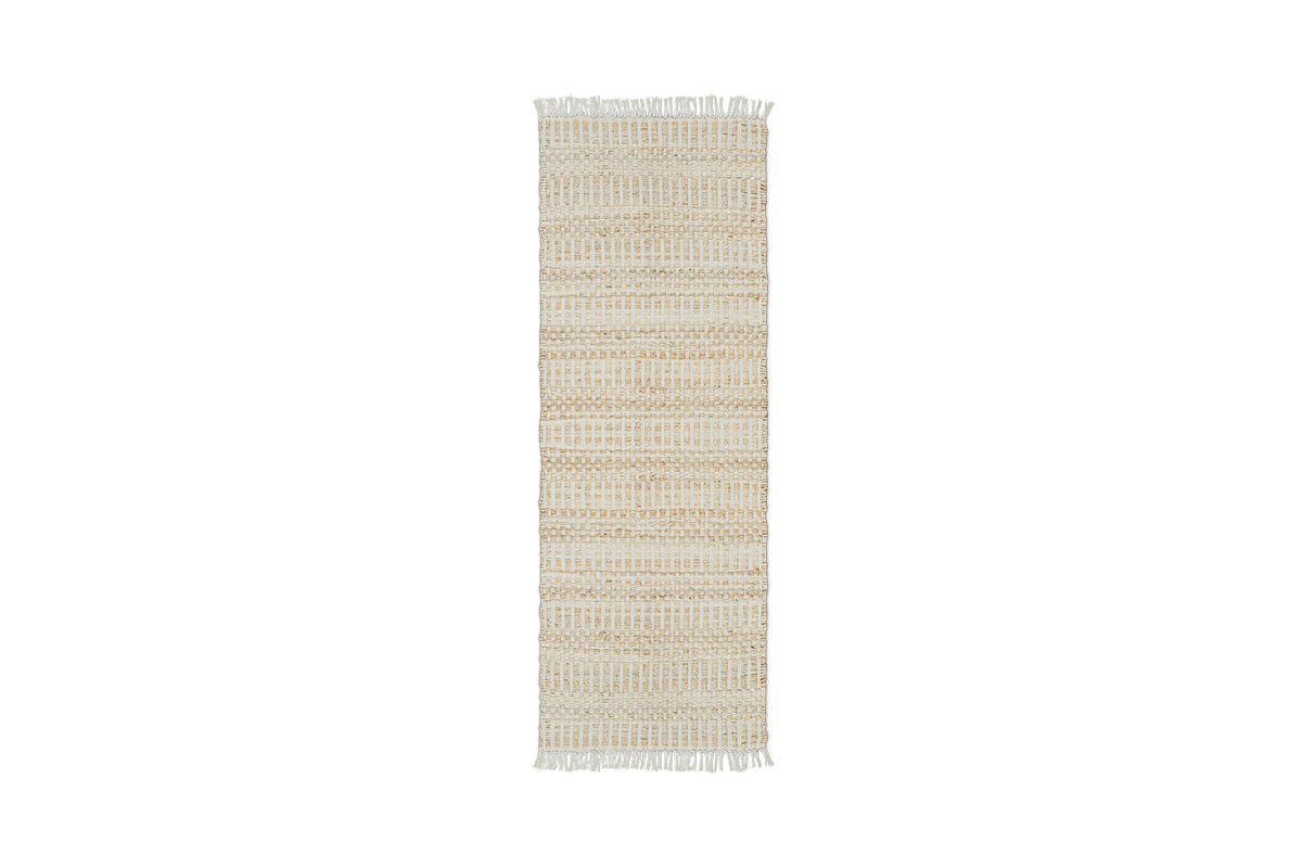 Gitika Cotton & Hemp Runner - Natural