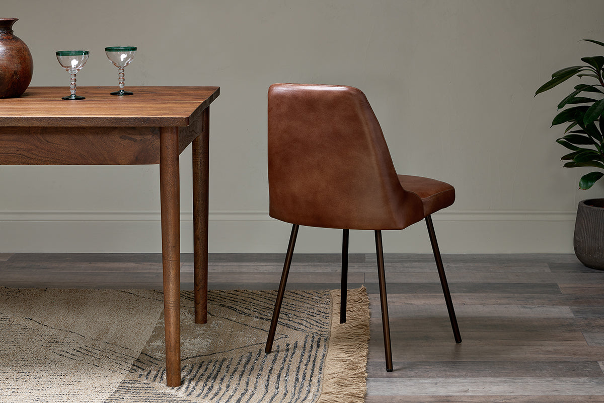 Harsha Leather Dining Chair