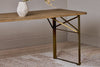 Hanita Mango Wood Folding Dining Table