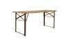 Hanita Mango Wood Folding Dining Table