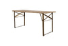 Hanita Mango Wood Folding Dining Table