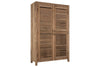 Ibo Reclaimed Wooden Slatted Cabinet - Natural - Large