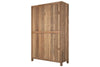 Ibo Reclaimed Wooden Slatted Cabinet - Natural - Large