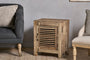 Ibo Reclaimed Wooden Slatted Cabinet - Natural - Small