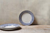 Indigo Drop Side Plate - Cream & Indigo