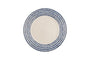 Indigo Drop Side Plate - Cream & Indigo