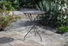 Jeavika Iron Outdoor Bistro Table - Black