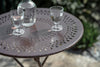 Jeavika Iron Outdoor Bistro Table - Black