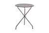 Jeavika Iron Outdoor Bistro Table - Black