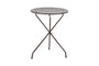 Jeavika Iron Outdoor Bistro Table - Black