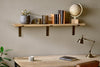 Japhali Mango Wood & Iron Shelf - Long