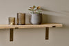 Japhali Mango Wood & Iron Shelf - Long