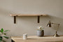 Japhali Mango Wood And Iron Shelf - Medium