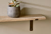 Japhali Mango Wood And Iron Shelf - Medium