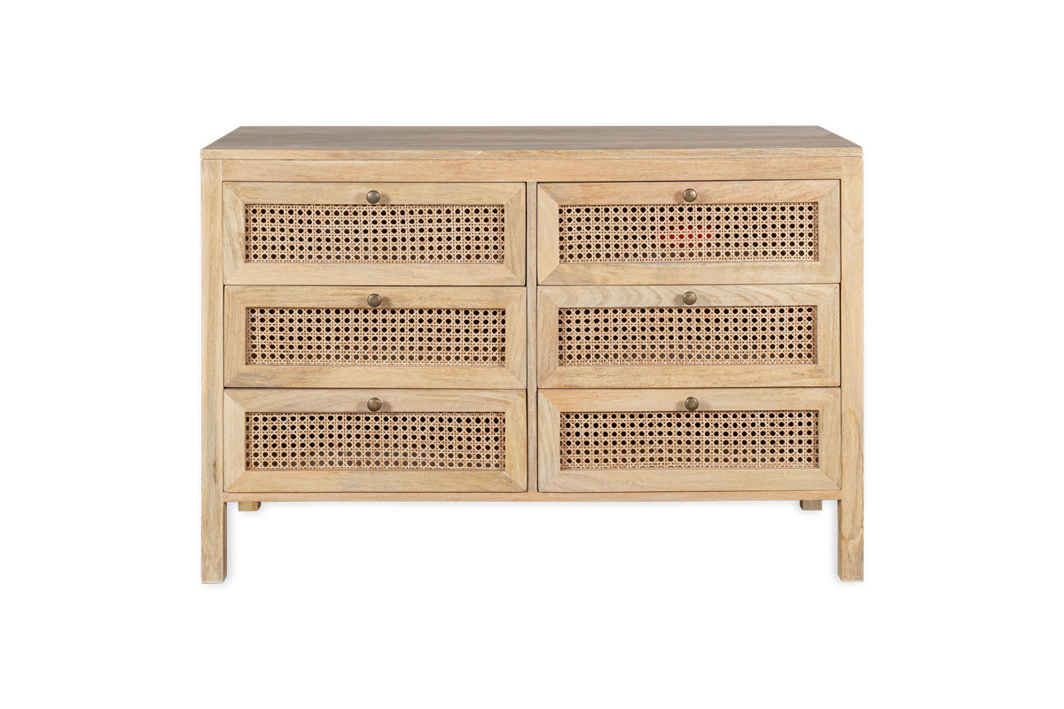 Kanz Mango Wood Chest Of Drawers - Natural