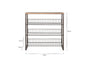 Kiyoma Iron & Wood Tall Standing Shelves - Natural