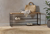 Kiyoma Iron & Wood Low Standing Shelves - Natural