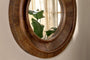 Kayia Acacia Wood Mirror - Walnut