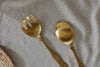 Khana Salad Servers - Brushed Gold (Set of 2)