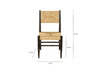 Lohanda Acacia & Munja Grass Dining Chair - Charcoal