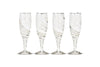 Lohara Champagne Glass - White (Set of 4)