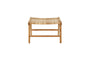 Madrisana Acacia & Rattan Footstool