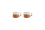 Mali Ribbed Espresso Mug - White