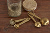 Mane Measuring Spoons - Brushed Gold