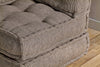 Nadeeka Modular Sofa Footstool - Soft Grey