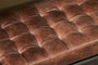 Nasan Leather Upholstered Bench