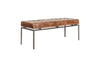 Nasan Leather Upholstered Bench