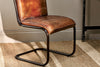 Narwana Leather Desk Chair - Aged Tan