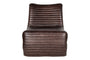 Navya Ribbed Leather Chair