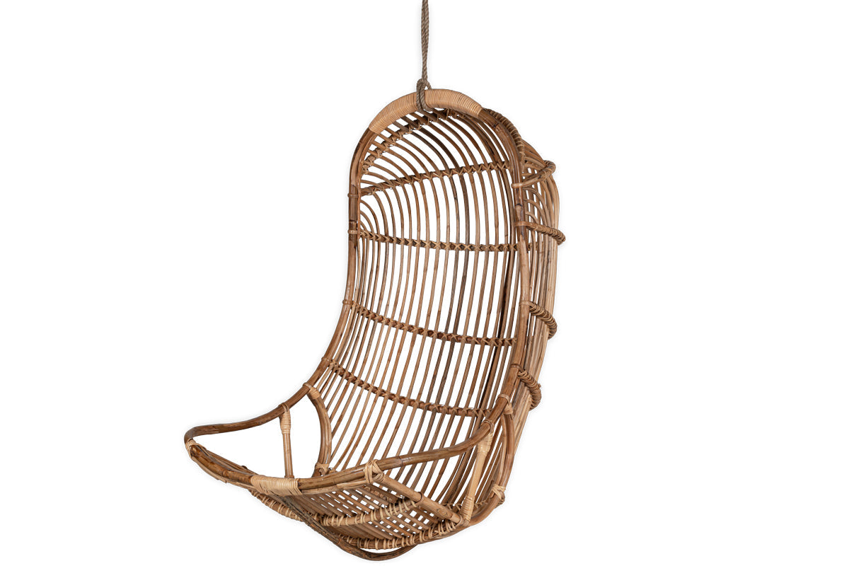 Nesari Rattan Hanging Chair - Natural