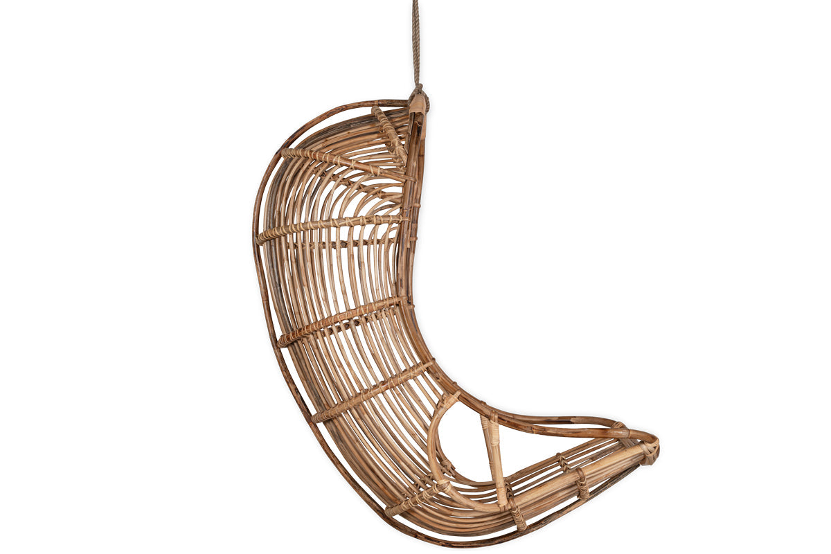 Nesari Rattan Hanging Chair - Natural