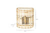 Noko Rattan Wall Lamp - Small