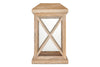 Nisha Mango Wood Hurricane Lantern