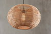 Noko Wicker Round Pendant - Natural - Small