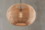 Noko Wicker Round Pendant - Natural - Small