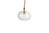 Otoro Recycled Glass Pendant - Clear - Small Round