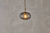 Otoro Recycled Glass Pendant - Smoke - Small Round